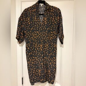 Whistles Black and Brown Leopard Print Shirt